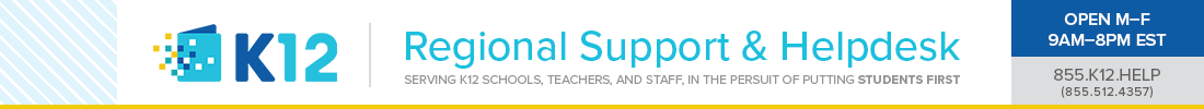 K12 Regional Support Help